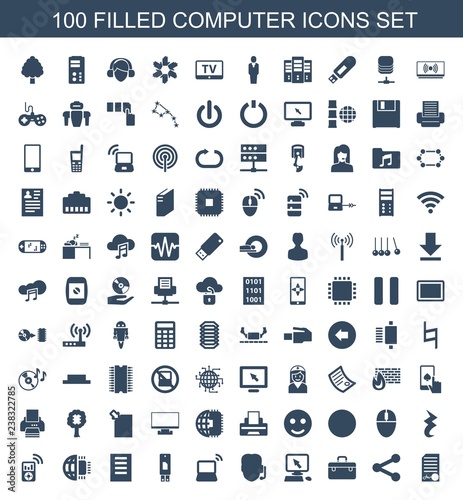 100 computer icons