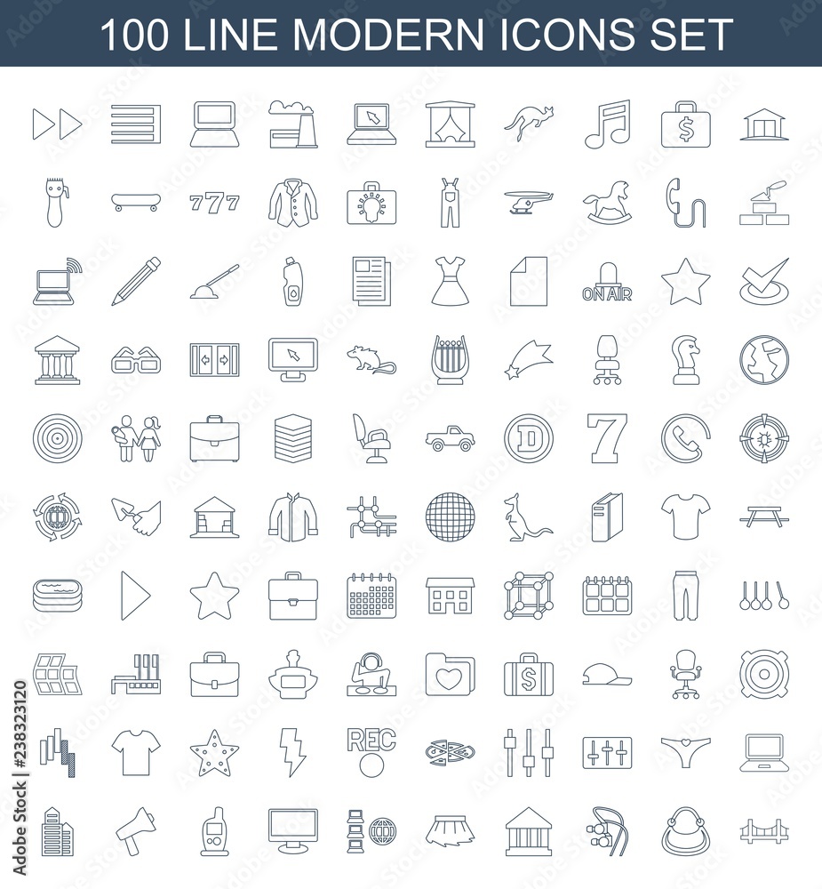 modern icons modern icons