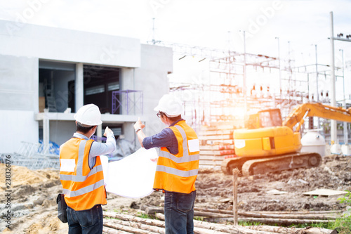 Fotografia Civil Engineering is investigating the construction of a power plant building