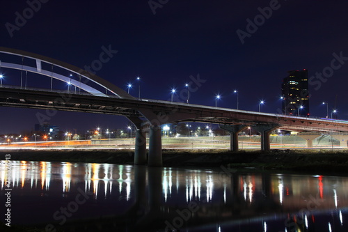 the night view around the Han River in Seoul