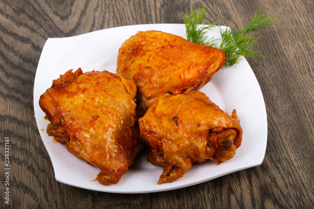 Roasted chicken thigh Roasted chicken thigh