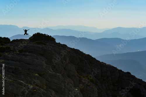 energetic and joyful climber