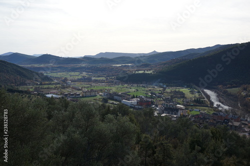 Boltaña. Village of Huesca in Aragon, Spain