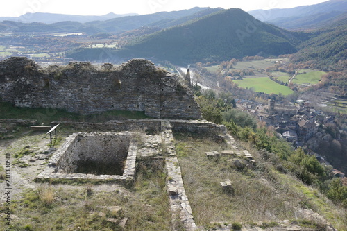 Boltaña. Village of Huesca in Aragon, Spain