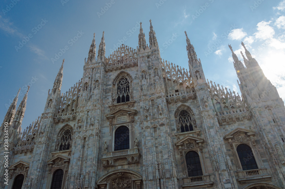 Duomo of Milan big city of north italy economic capital