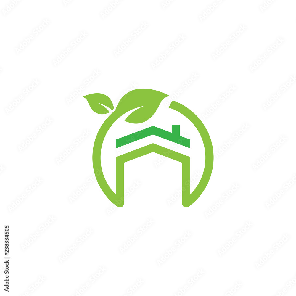 Green house eco nature environment logo vector design template Green house eco nature environment logo vector design template