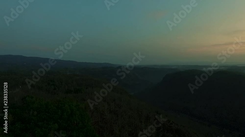 Early Morning Hill in Java
