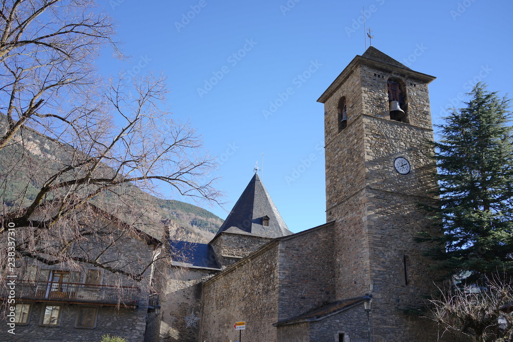 Benasque. Village of Huesca in Aragon, Spain