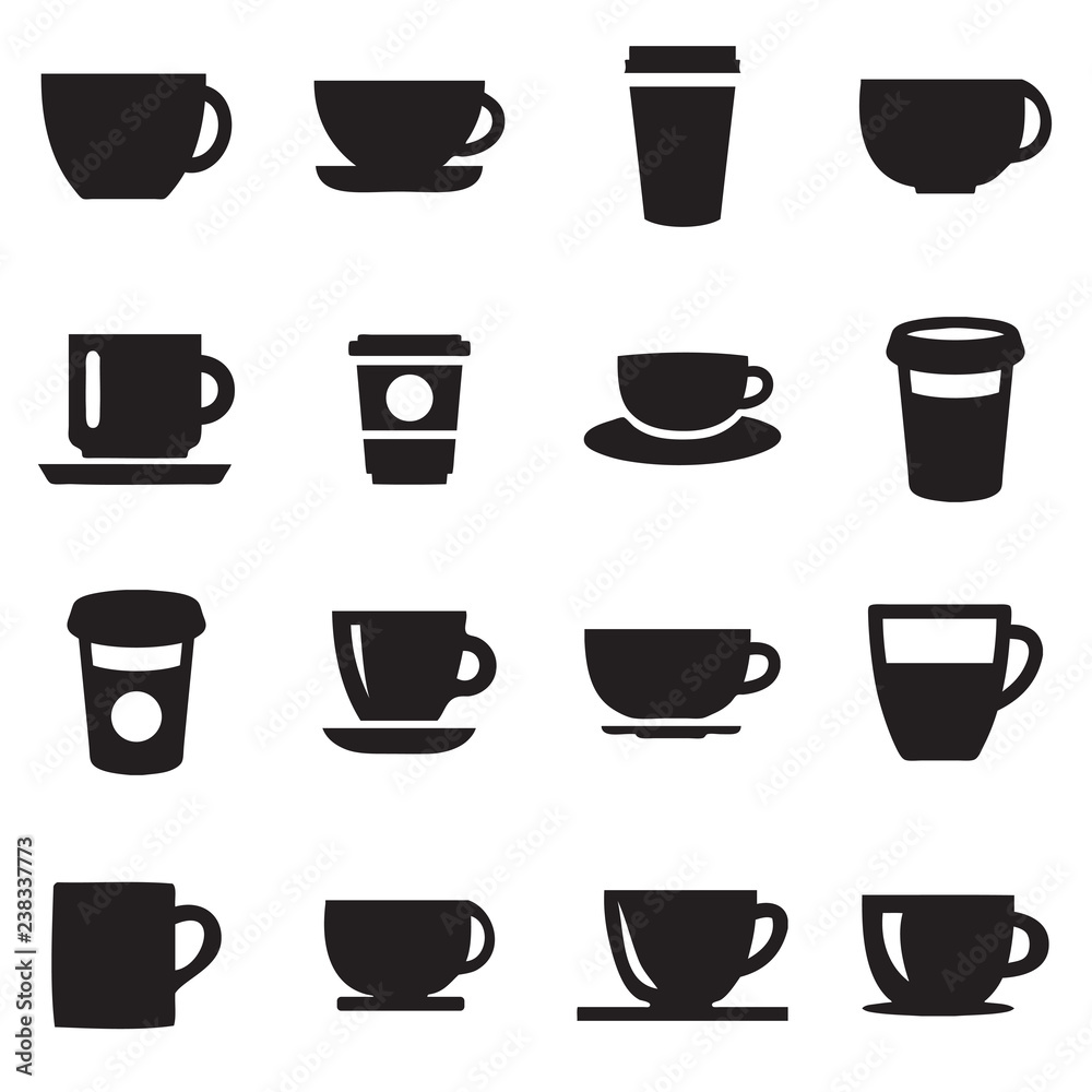 Drink Coffee cup icon simple Drink Coffee cup icon simple