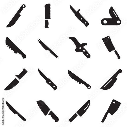 Knife in the kitchen icon