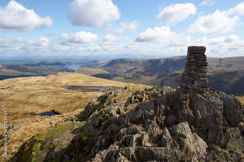 Views Over High Dodd And Towards Ullswater From The Summit Cair Of Place Fell In The English Lake District Uk Stock Photo Adobe Stock