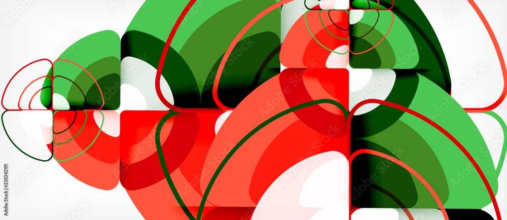 Circles and triangles design abstract background Circles and triangles design abstract background