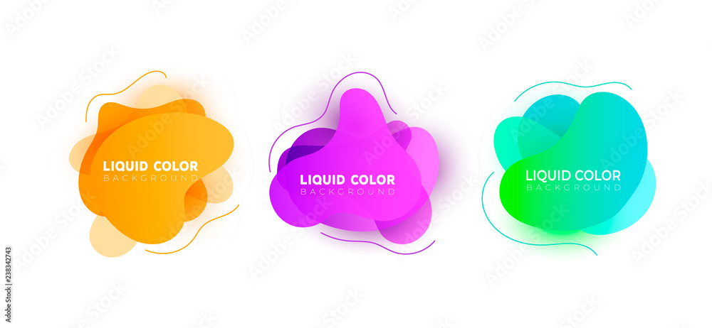 Fluid colorful bubbles. Abstract background Fluid colorful bubbles. Abstract background