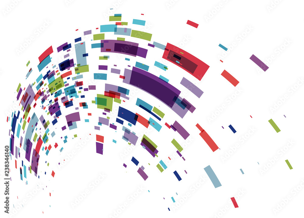 Fototapeta premium 背景 イメージ デジタル カラフル