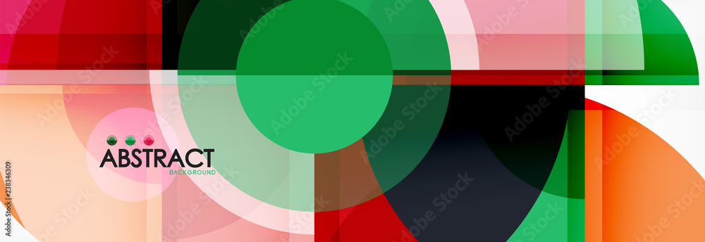 Vector fantastic circle modern geometric background template Vector fantastic circle modern geometric background template