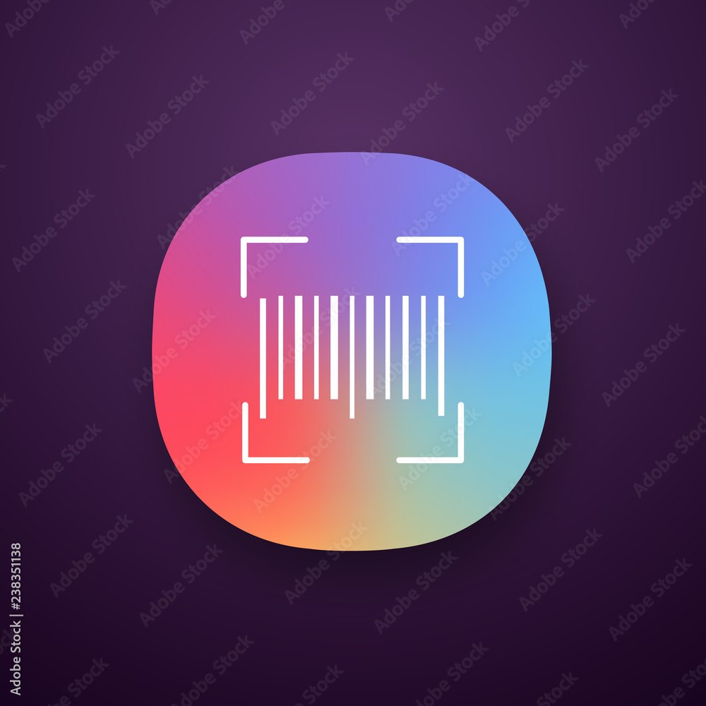 Traditional barcode app icon Traditional barcode app icon