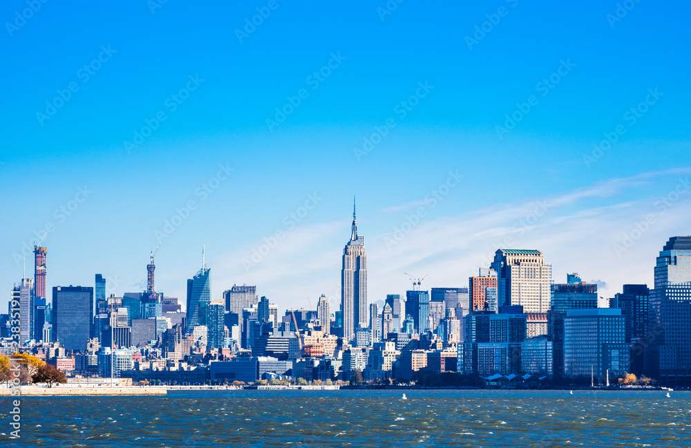Naklejka premium ニューヨーク マンハッタンの摩天楼