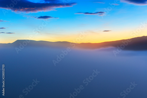 Sunrise on the mountain