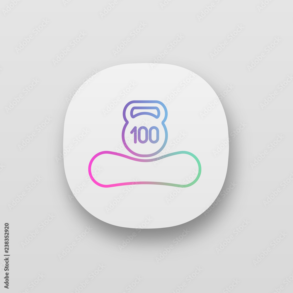 Maximum weight limit up to 100 kg app icon Maximum weight limit up to 100 kg app icon