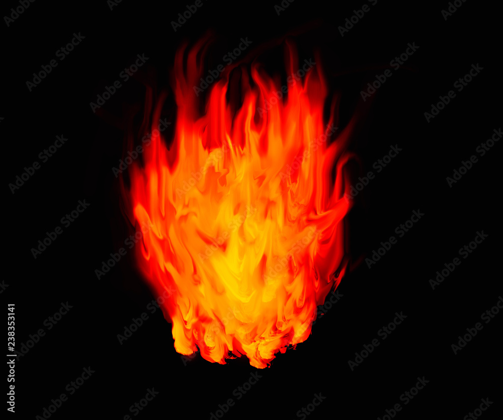 Flame Blaze Illustration 炎 燃える イラスト Stock イラスト Adobe Stock