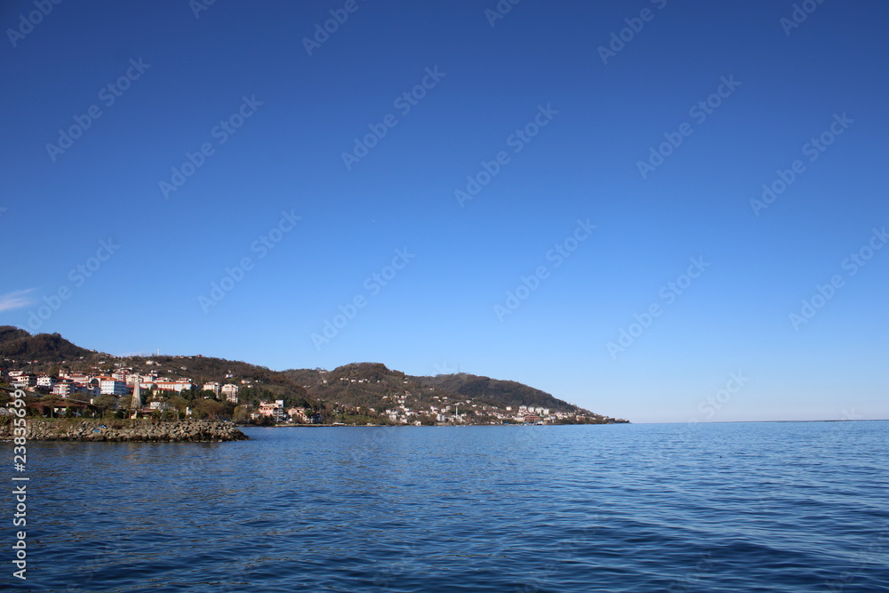 Black sea region coast Turkey