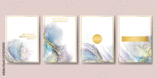 
wedding invitation. a great celebration of lovers. texture of liquid marble and gold. print for leaflets, banners, flyers, business cards, cards. trend vector