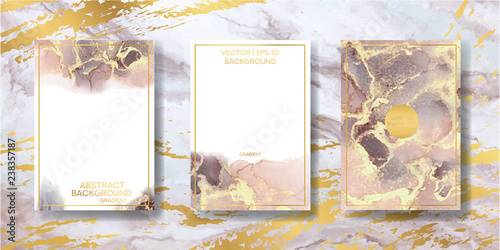 
wedding invitation. a great celebration of lovers. texture of liquid marble and gold. print for leaflets, banners, flyers, business cards, cards. trend vector