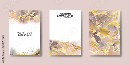   wedding invitation. a great celebration of lovers. texture of liquid marble and gold. print for leaflets  banners  flyers  business cards  cards. trend vector