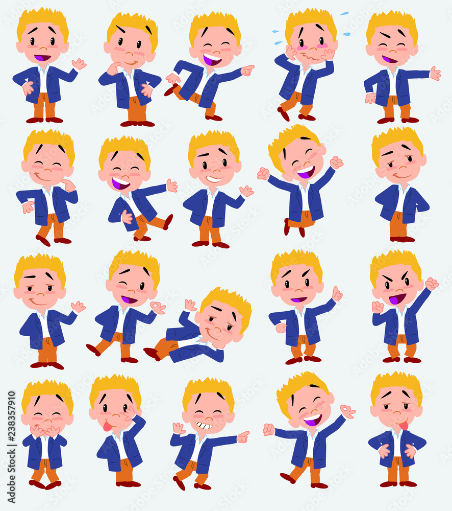 Cartoon character businessman in casual style. Set with different postures, attitudes and poses, always in positive attitude, doing different activities in vector vector illustrations. Cartoon character businessman in casual style. Set with different postures, attitudes and poses, always in positive attitude, doing different activities in vector vector illustrations.