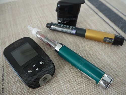 Blood sugar monitor photo