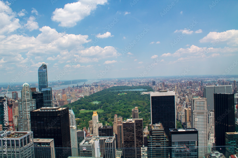 Fototapeta premium Nowy Jork - widok z góry