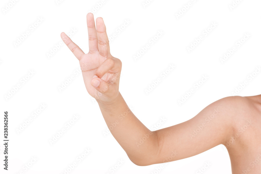 Boy caucasian hand gestures isolated over the white background. Boy caucasian hand gestures isolated over the white background.