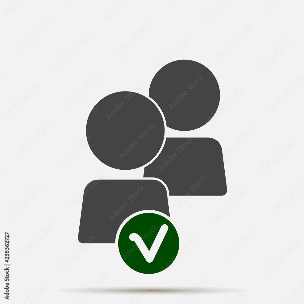 Vector user chat icon. Symbol of interaction of people. Add user.. Layers grouped for easy editing illustration. For your design. Vector user chat icon. Symbol of interaction of people. Add user.. Layers grouped for easy editing illustration. For your design.