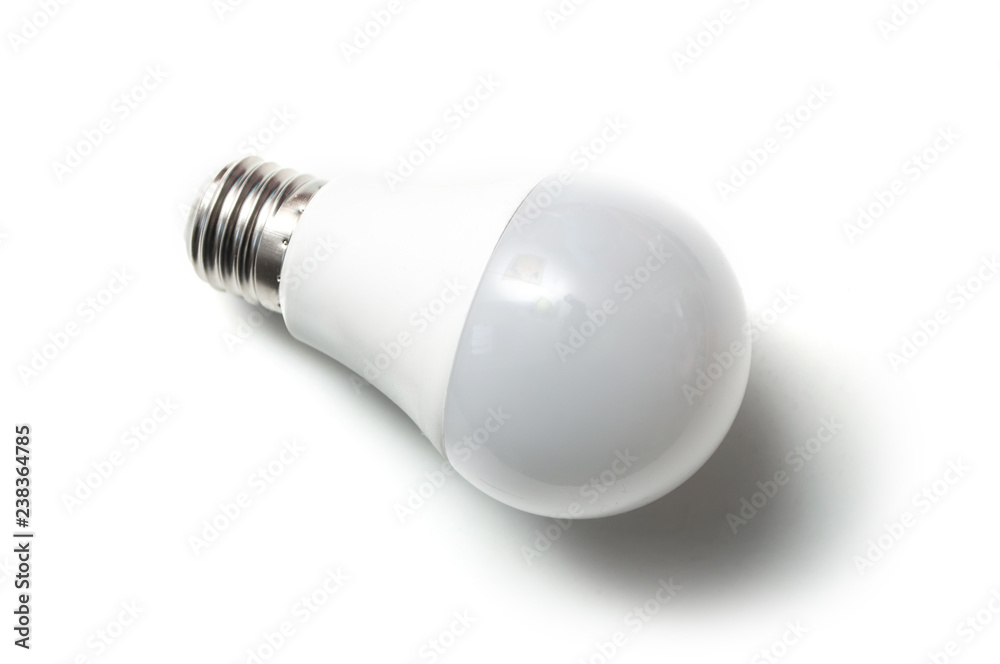 closeup of white bulb light on white background closeup of white bulb light on white background