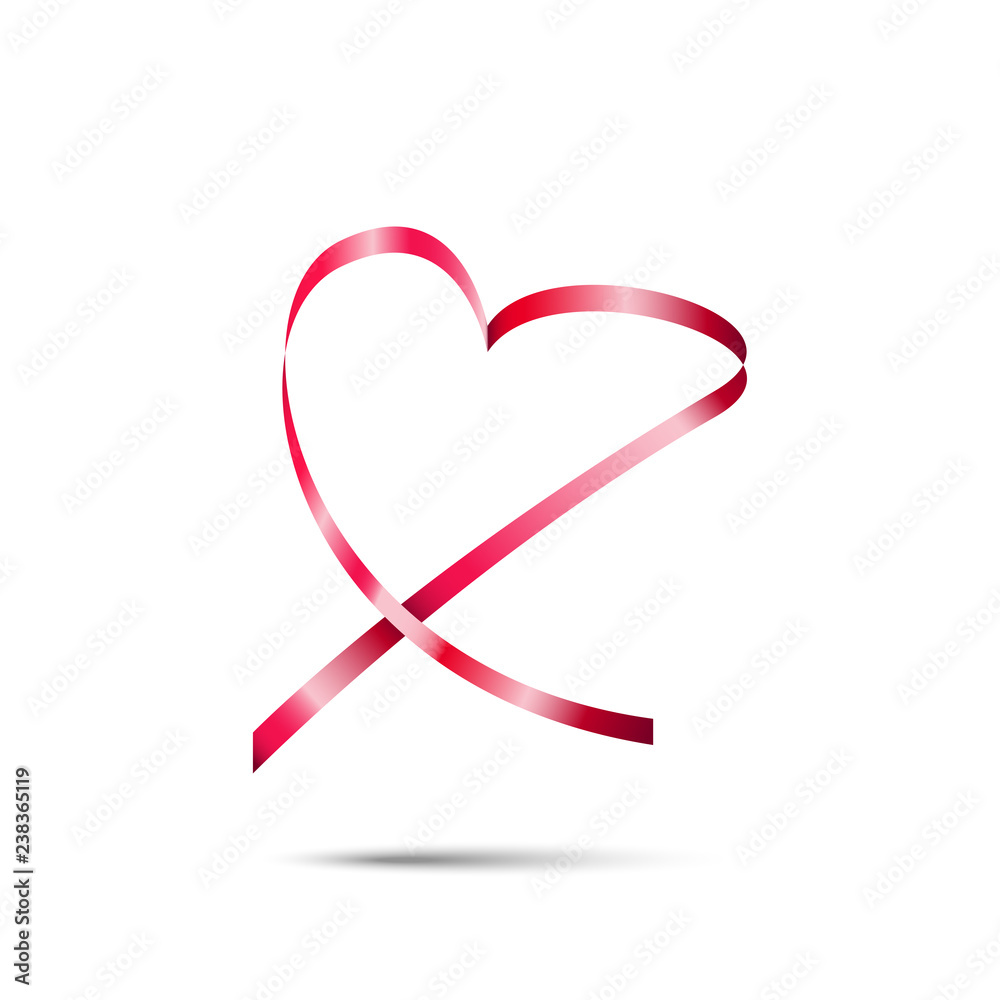 Happy valentine's day concept vector illustration.