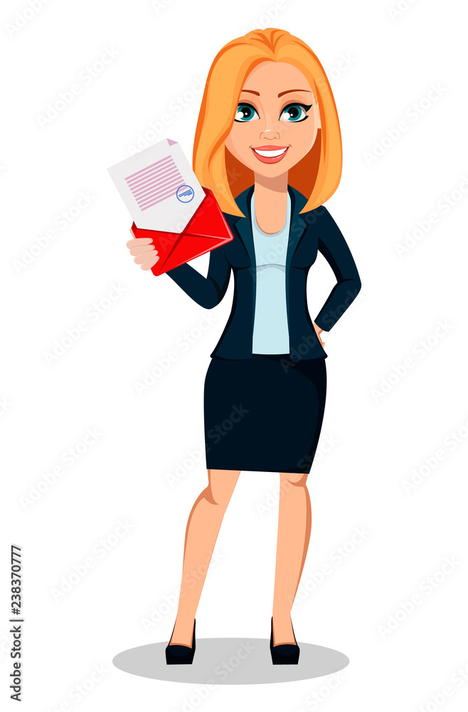 Business woman in office style clothes Business woman in office style clothes