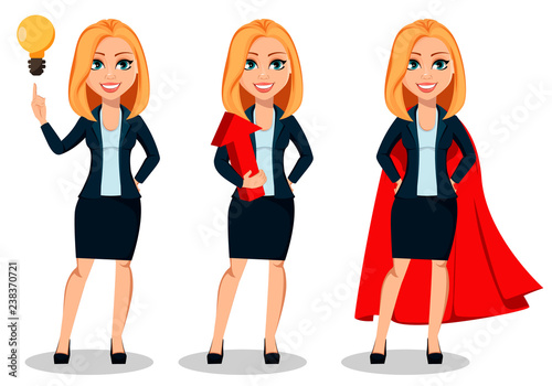 Business woman in office style clothes