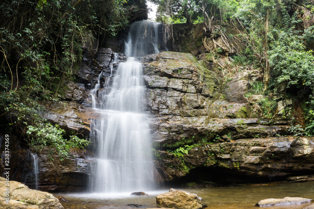 waterfall in forest