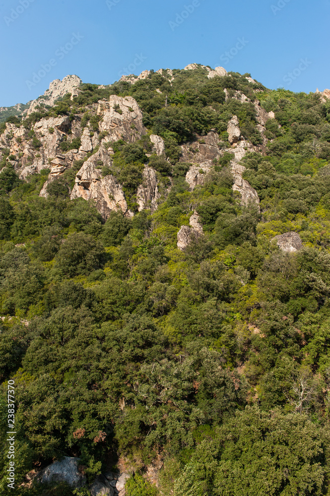 Gorges d'Héric-Schlucht in Südfrankreich
