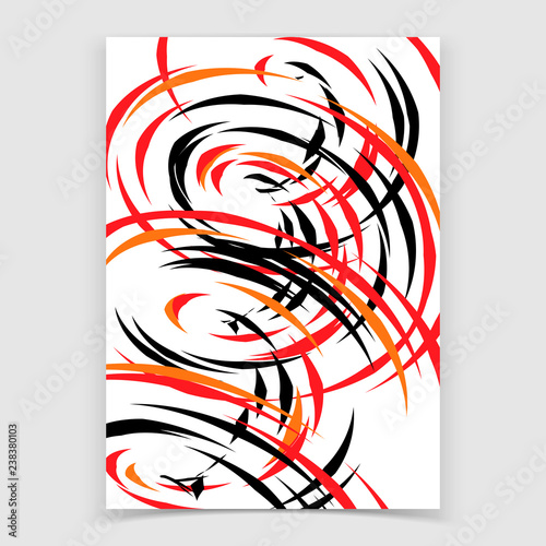 Abstract background with spiral shapes
