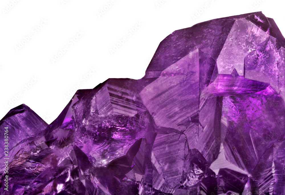 large lilac amethyst crystals closeup large lilac amethyst crystals closeup