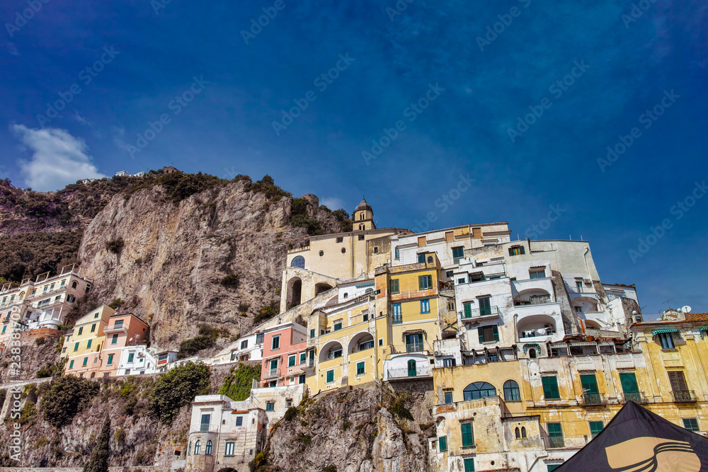 very nice view of amalfi