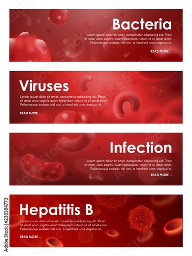 Viruses, bacterial infections and blood diseases