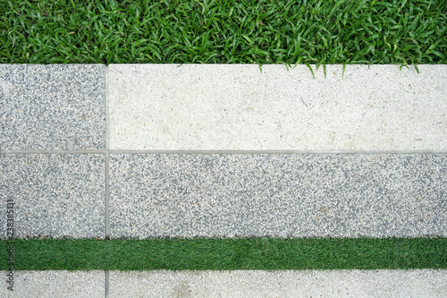 garden side walk pattern 