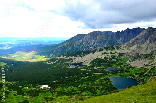 Mountains on the summer