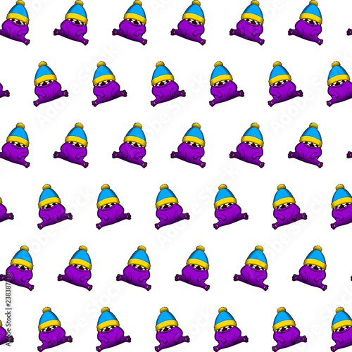 Purple gremlin - sticker pattern 14
