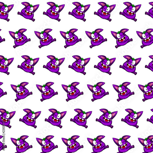 Purple gremlin - sticker pattern 20