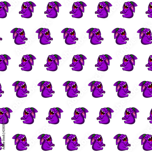 Purple gremlin - sticker pattern 24