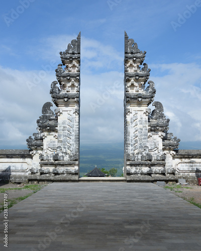 The split gate to Heavens in Pura Lempuyang temple, Bali, Indonesia.