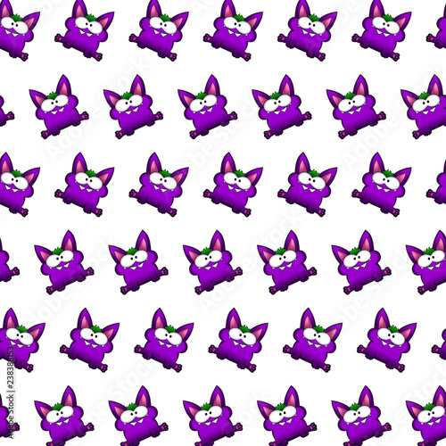 Purple gremlin - sticker pattern 38